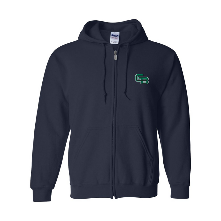 Men's Wisconsin Green Bay Phoenix JERZEES NuBlend Full-Zip Hooded Sweatshirt