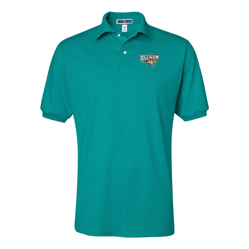 Men's Towson Tigers JERZEES  SpotShield polo