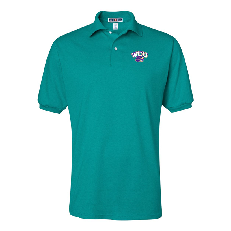 Men's Western Carolina Catamounts JERZEES  SpotShield polo