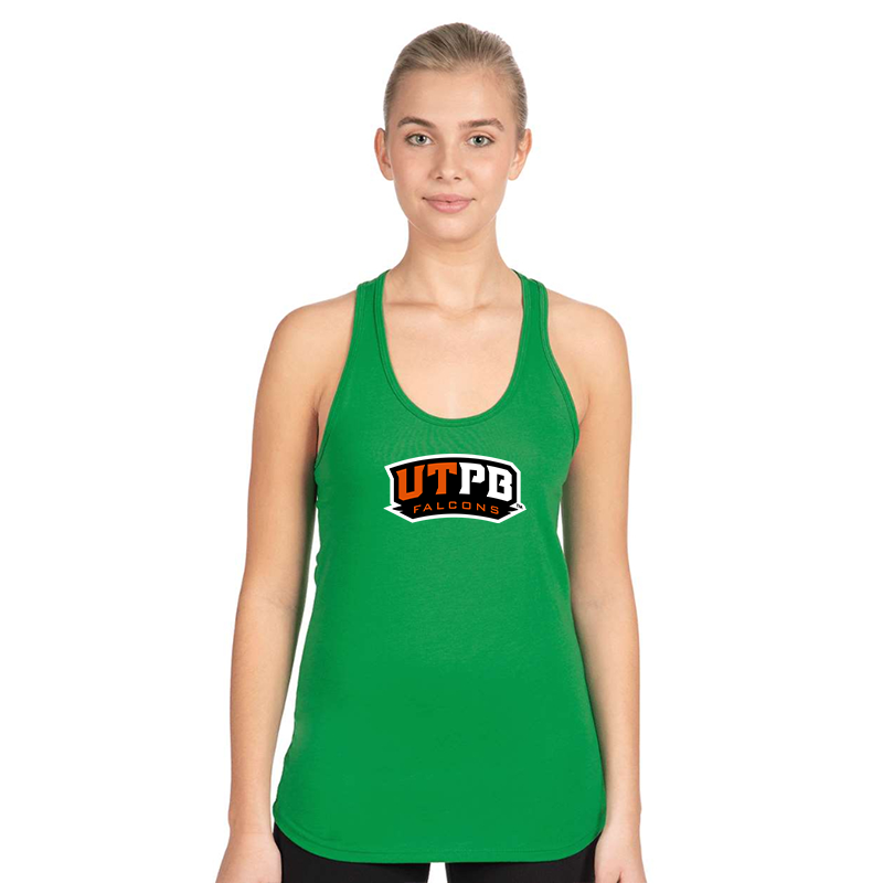 Women's  UTPB Falcons Next Level Ideal Racerback Tank