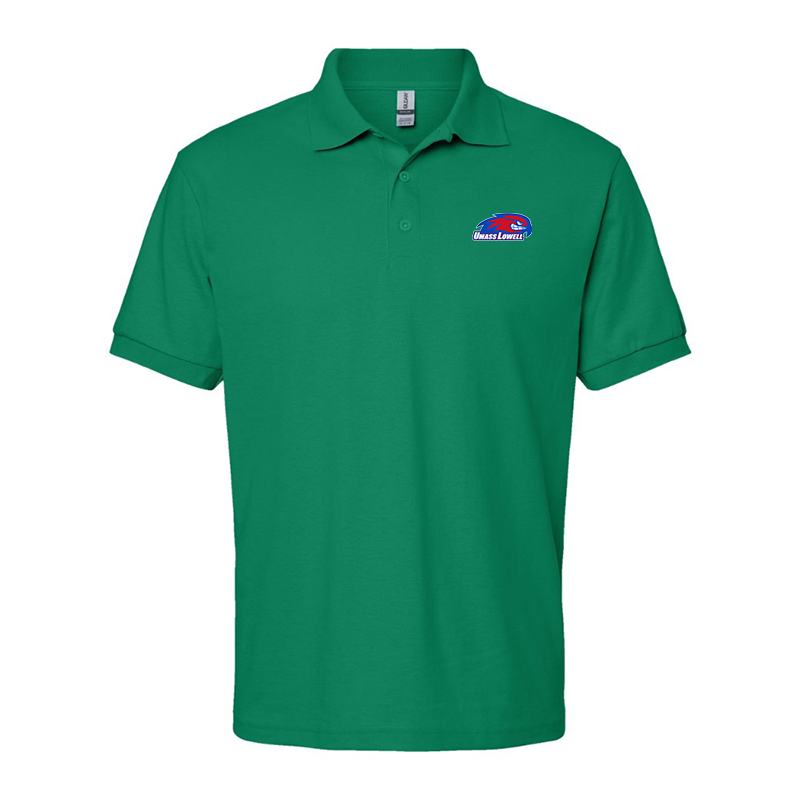 Men's UMass Lowell River Hawks Gildan Dry Blend Jersey Polo