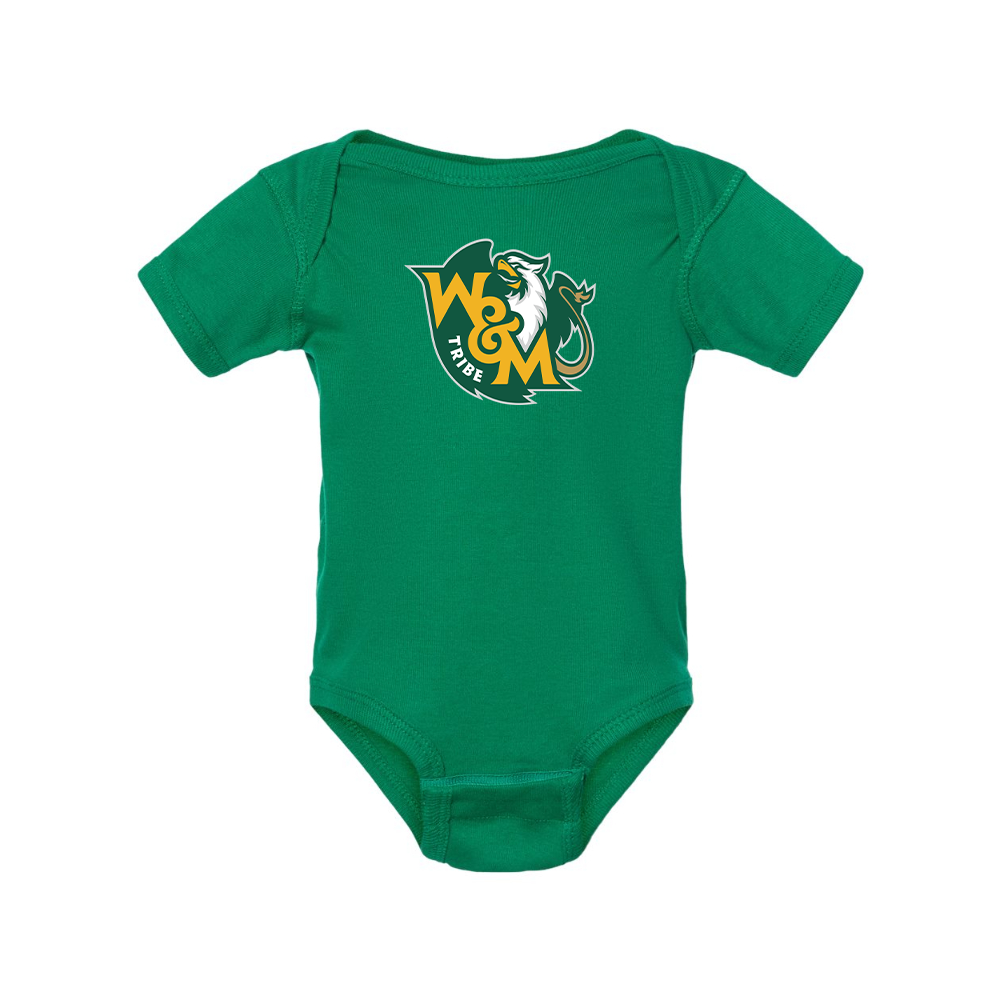William and Mary Tribe  Rabbit Skins Infant Baby Rib Bodysuit