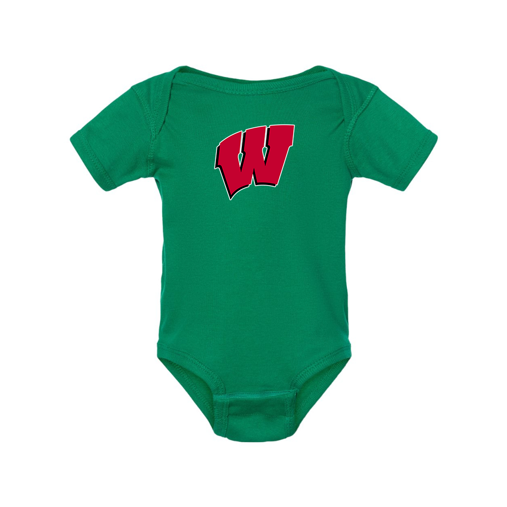 Wisconsin Badgers Rabbit Skins Infant Baby Rib Bodysuit