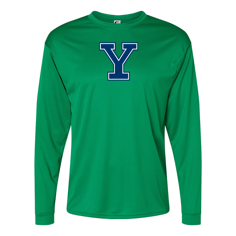 Men's Yale Bulldogs Performance Long Sleeve T-Shirt
