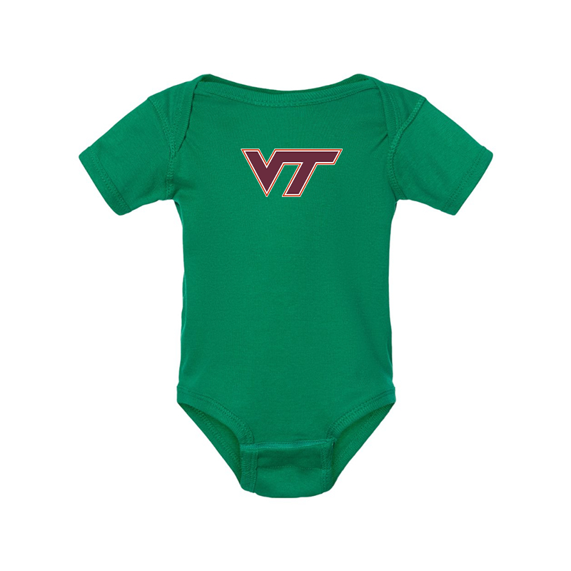 Virginia Tech Hokies  Rabbit Skins Infant Baby Rib Bodysuit