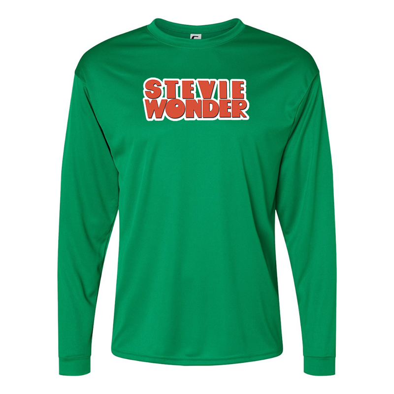 Men's  Stevie-Wonder Performance Long Sleeve T-Shirt