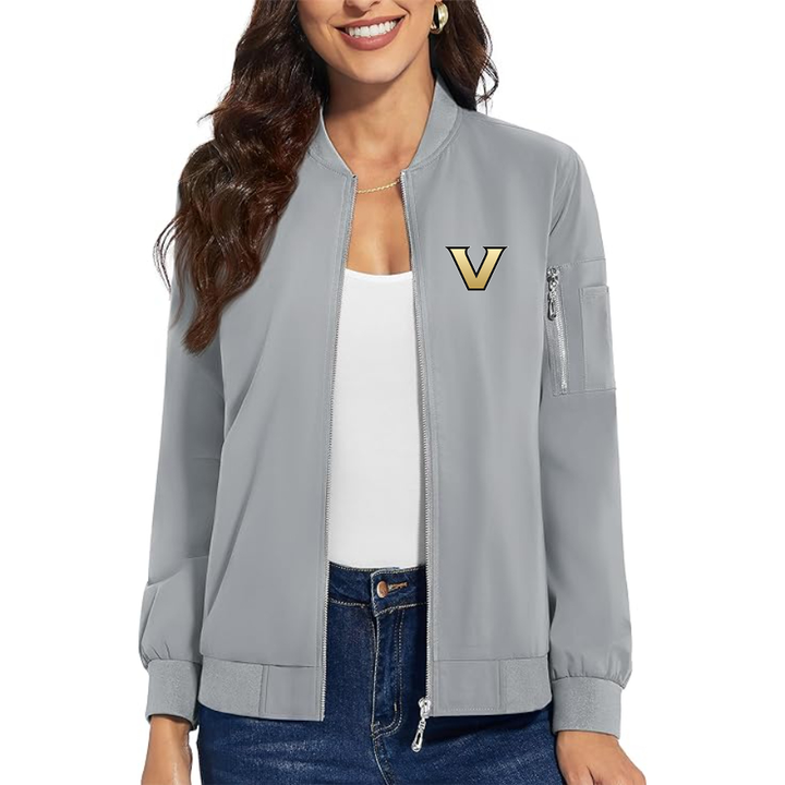 Women's  Vanderbilt Commodores Premium Bomber Jacket Outerwear
