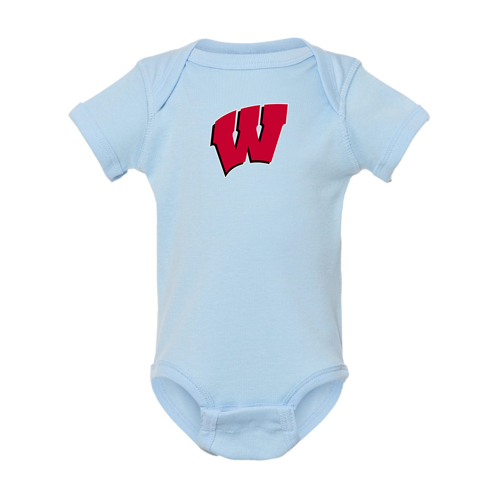 Wisconsin Badgers Rabbit Skins Infant Baby Rib Bodysuit