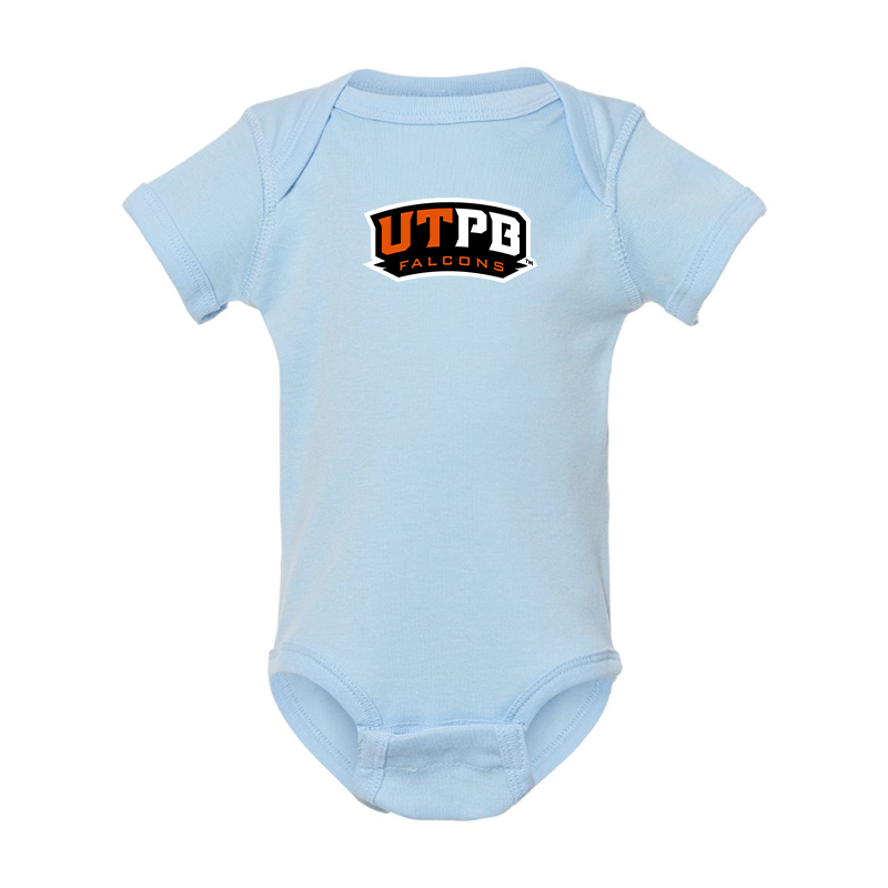 UTPB Falcons  Rabbit Skins Infant Baby Rib Bodysuit