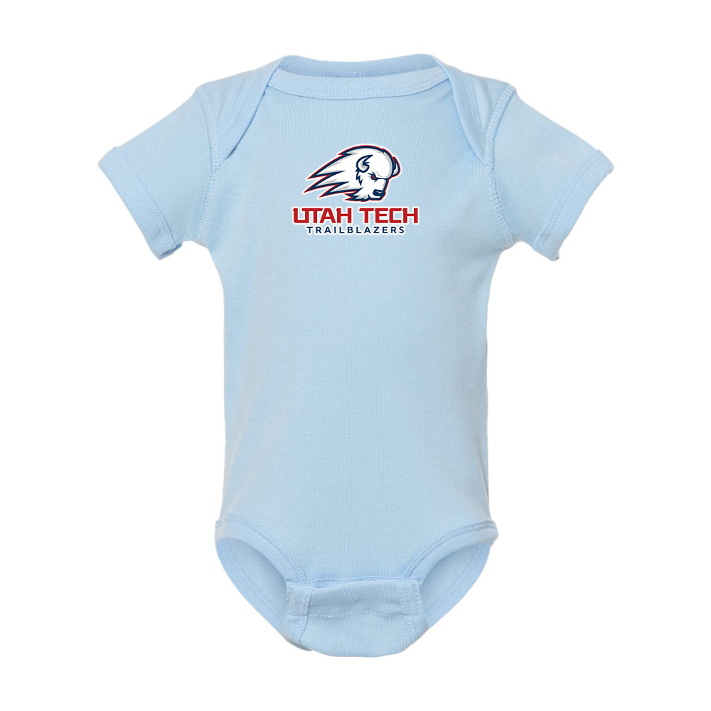 Utah Tech Trailblazers Rabbit Skins Infant Baby Rib Bodysuit