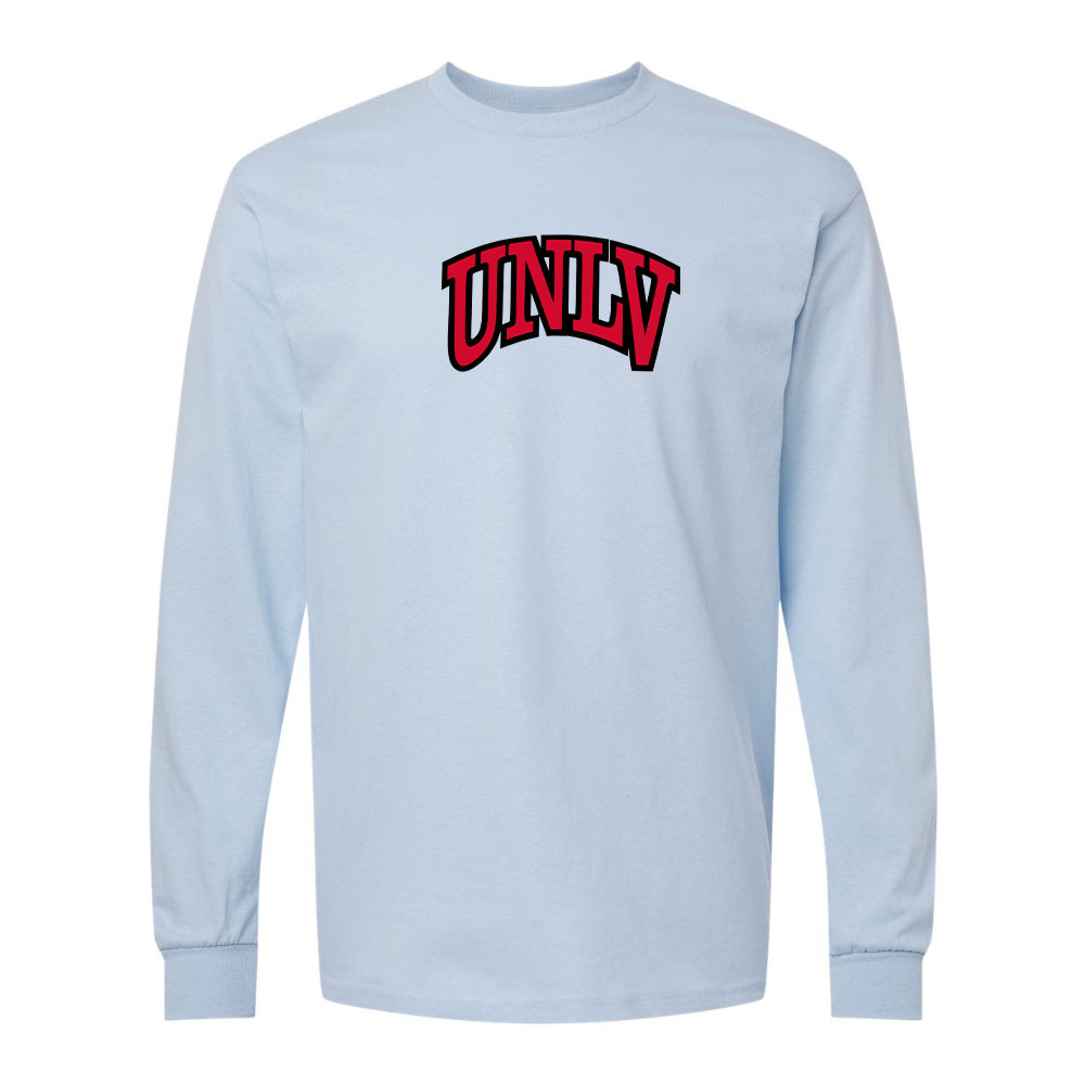 Men's UNLV Rebels Gildan Heavy Cotton Long Sleeve T-Shirt