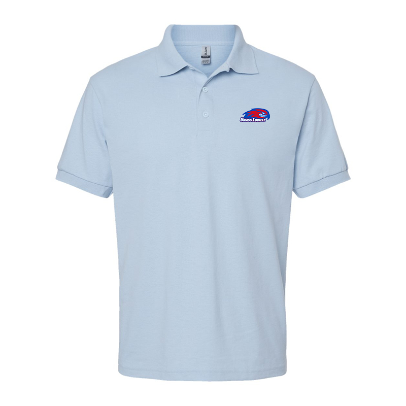 Men's UMass Lowell River Hawks Gildan Dry Blend Jersey Polo