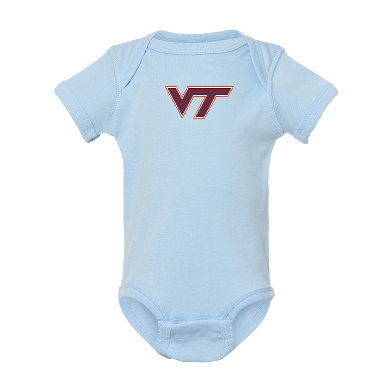 Virginia Tech Hokies  Rabbit Skins Infant Baby Rib Bodysuit