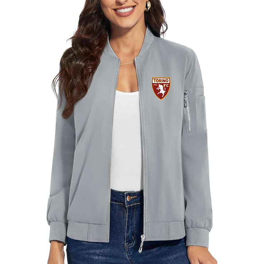 Women's Torino Soccer  Premium Bomber Jacket Outerwear