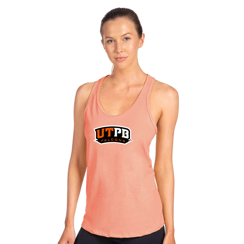 Women's  UTPB Falcons Next Level Ideal Racerback Tank