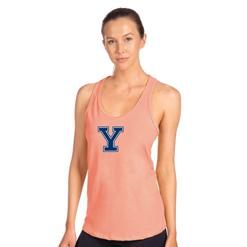 Women's Yale Bulldogs Next Level Ideal Racerback Tank