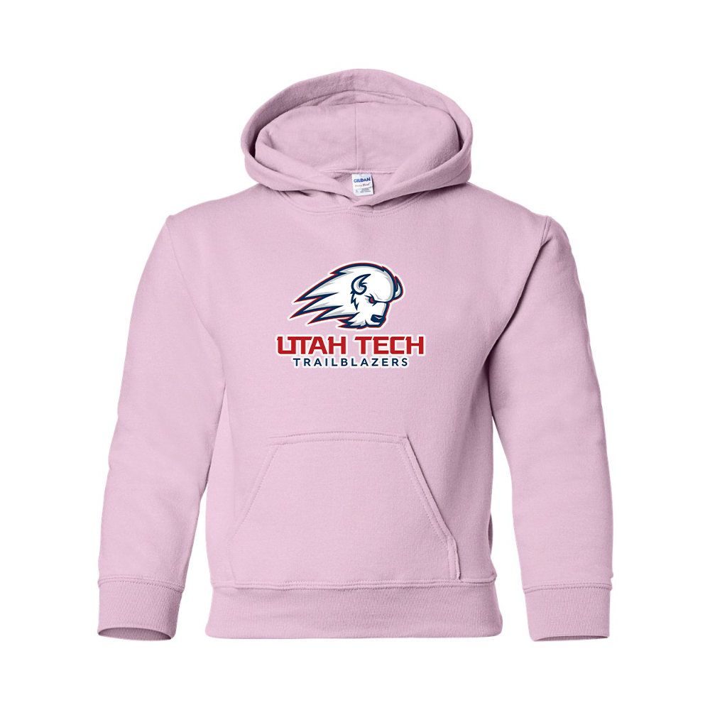 Youth Utah Tech Trailblazers  Gildan Heavy Blend  Hooded Sweatshirt