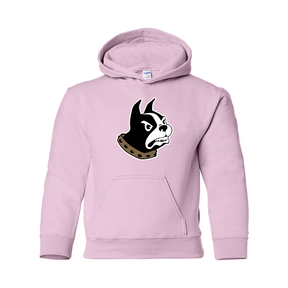 Youth Wofford Terriers Gildan Heavy Blend  Hooded Sweatshirt