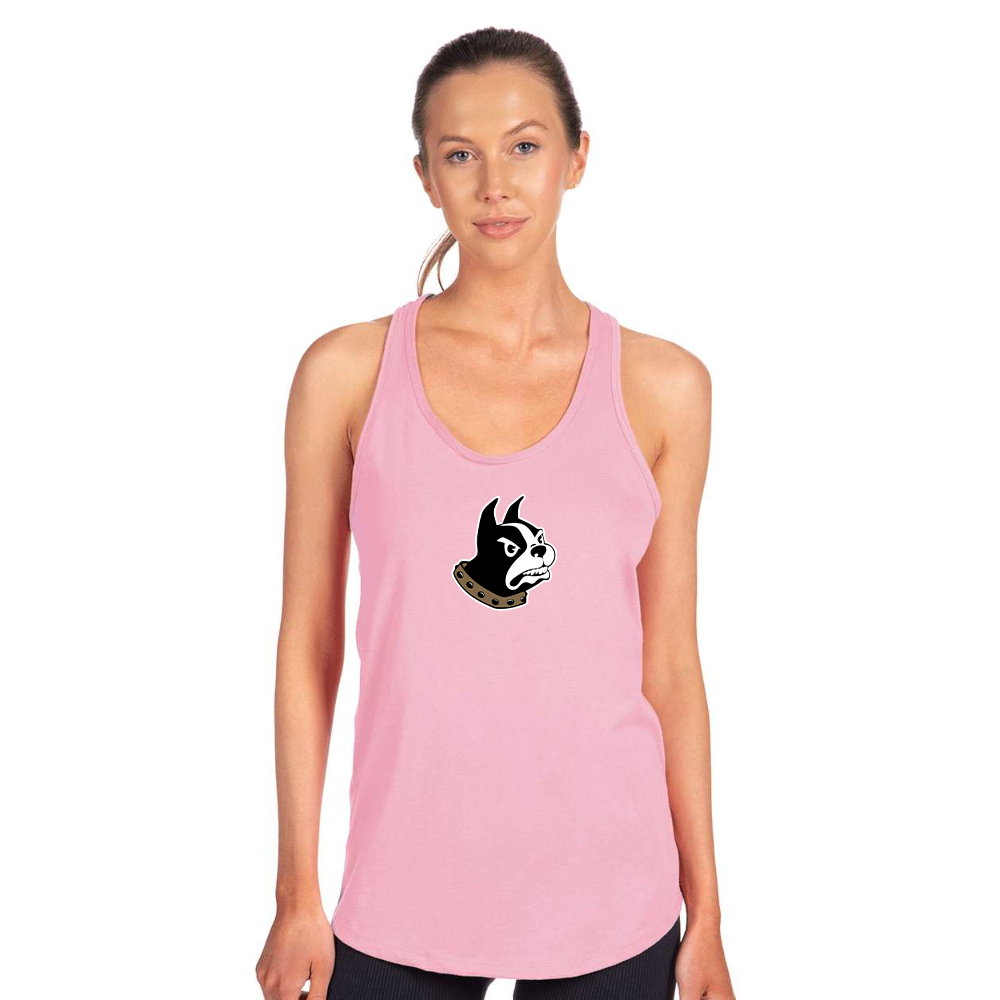 Women's Wofford Terriers Next Level Ideal Racerback Tank