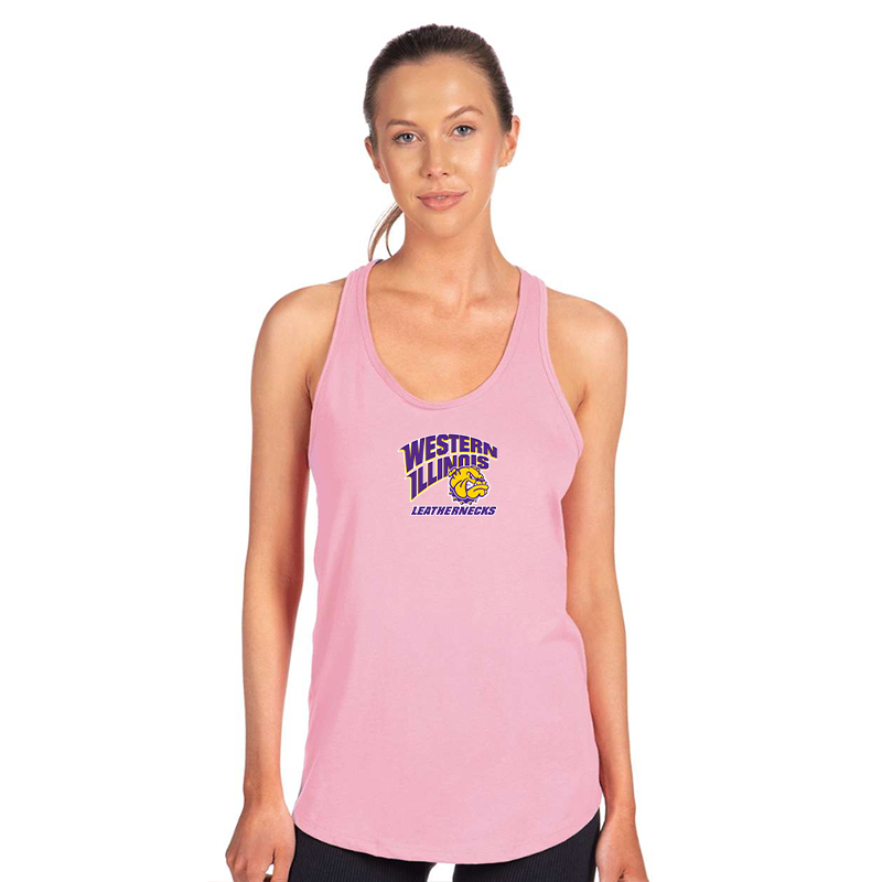 Women's Western Illinois Leathernecks Next Level Ideal Racerback Tank
