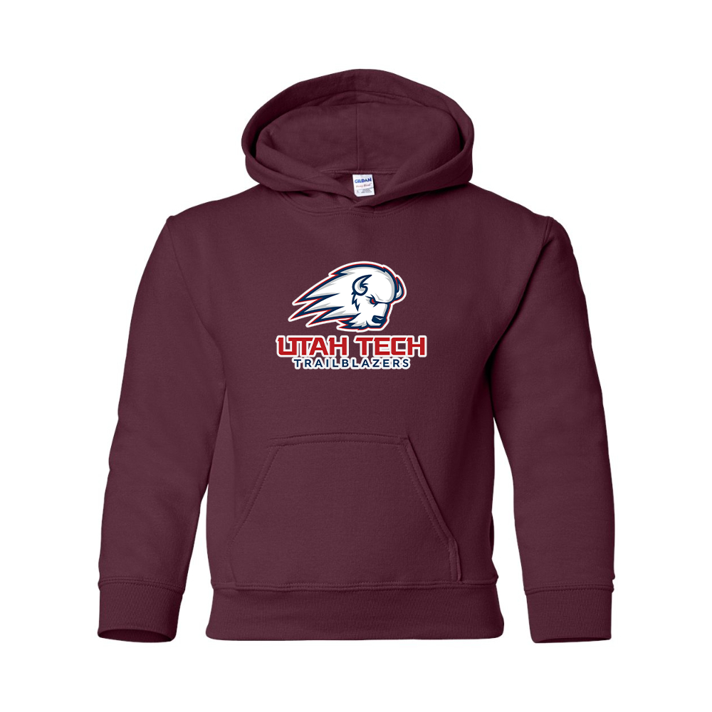 Youth Utah Tech Trailblazers  Gildan Heavy Blend  Hooded Sweatshirt