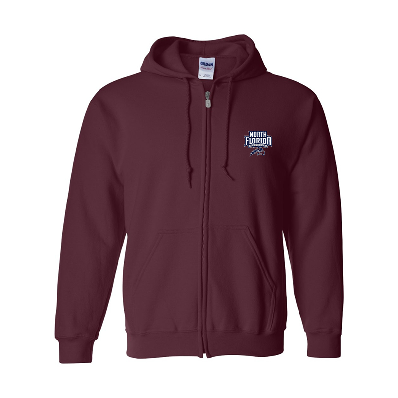 Men's UNF Ospreys  Gildan  Heavy Blend Full Zip Hooded Sweatshirt