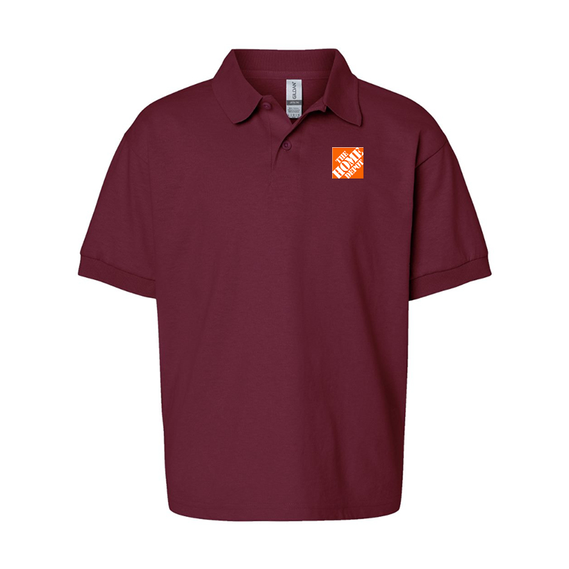 Youth The Home Depot Gildan Dry Blend Jersey Polo
