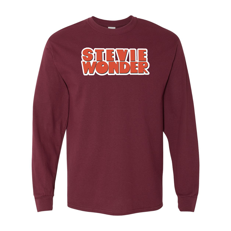 Men's Stevie-Wonder Gildan Heavy Cotton Long Sleeve T-Shirt