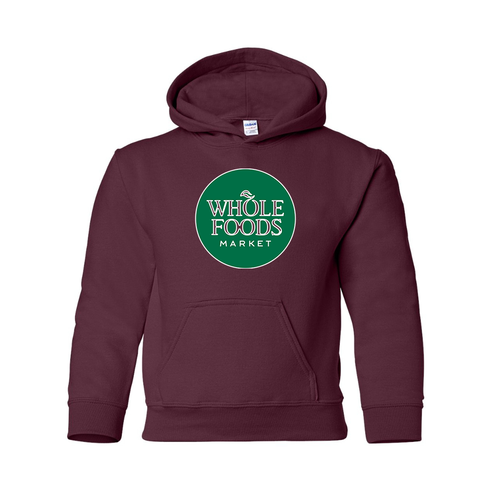 Youth Whole Foods Market Gildan Heavy Blend  Hooded Sweatshirt