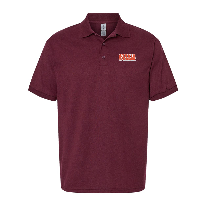 Men's Stevie-Wonder Gildan Dry Blend Jersey Polo