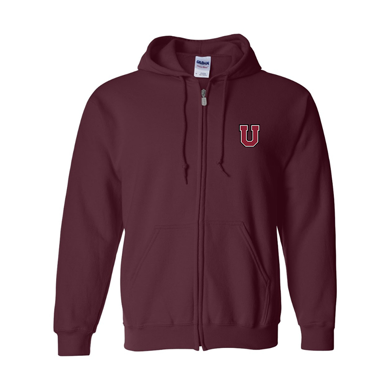 Men's Union Dutchmen Gildan  Heavy Blend Full Zip Hooded Sweatshirt
