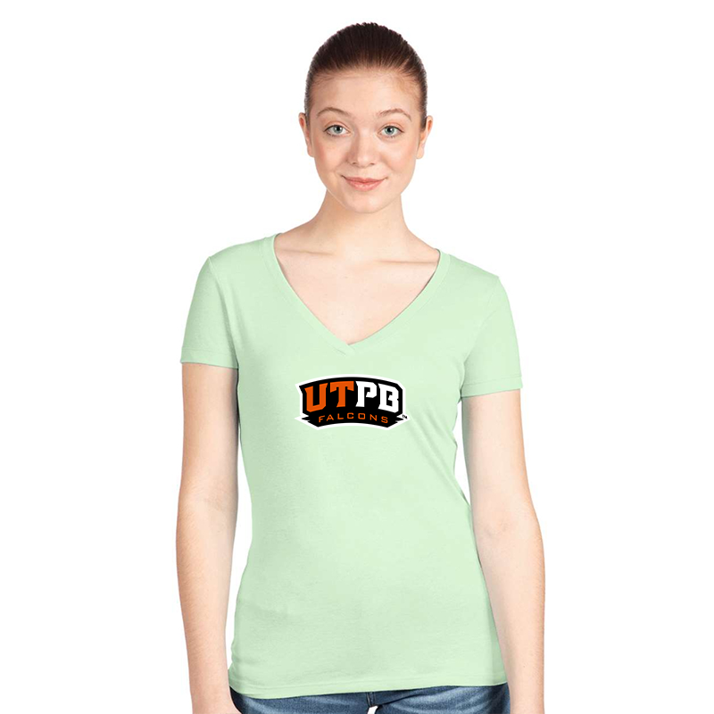 Women's UTPB Falcons Next Level V-Neck T-Shirt