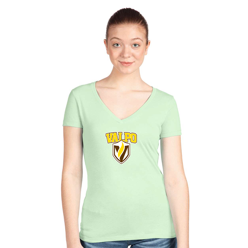 Women's Valparaiso Crusaders Next Level V-Neck T-Shirt