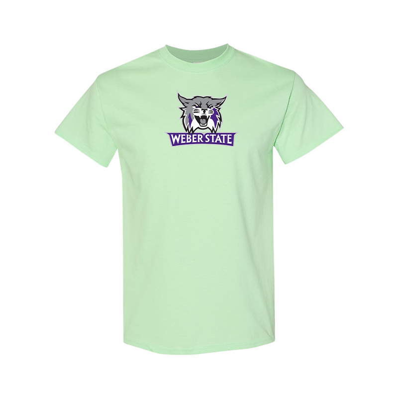 Men's Weber State Wildcats  Gildan Heavy Cotton T-Shirt