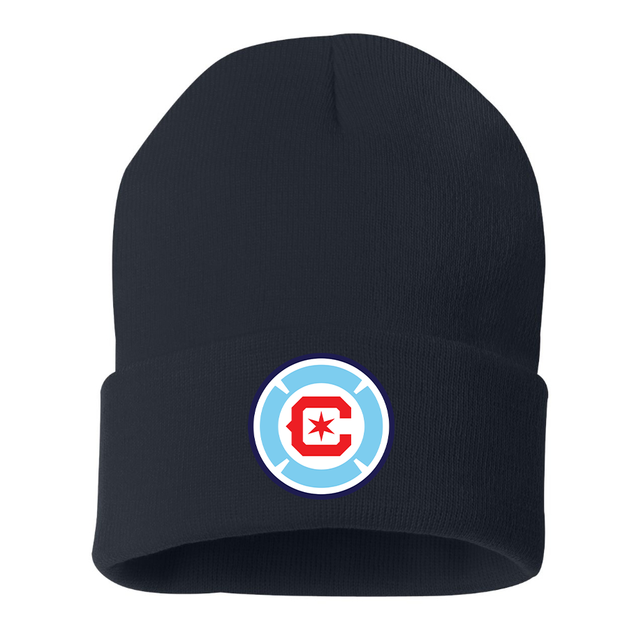 Chicago fire Soccer Beanie Hat
