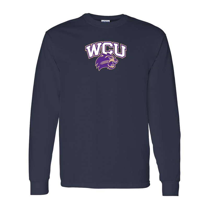 Men's Western Carolina Catamounts Gildan Heavy Cotton Long Sleeve T-Shirt