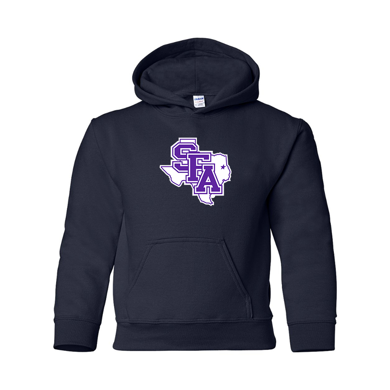 Youth Stephen F. Austin Lumberjacks  Gildan Heavy Blend  Hooded Sweatshirt
