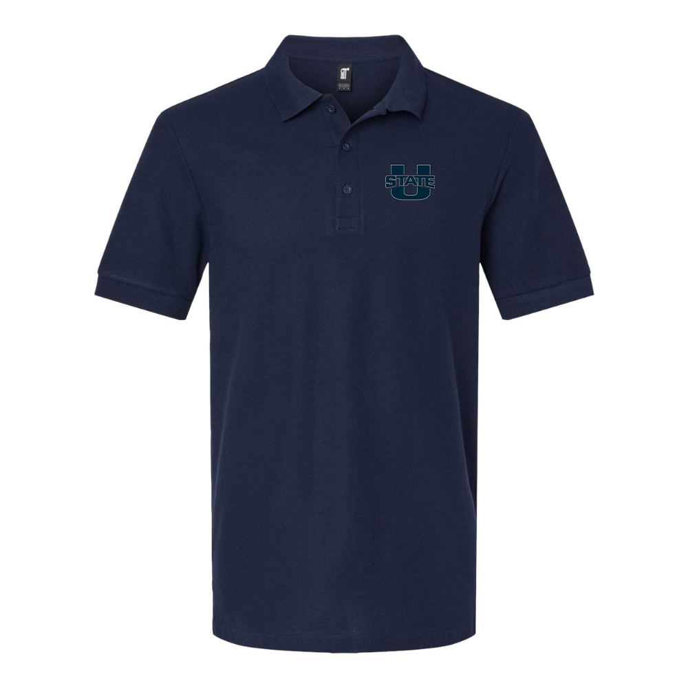 Men's Utah State Aggies Gildan Hammer Pique Polo