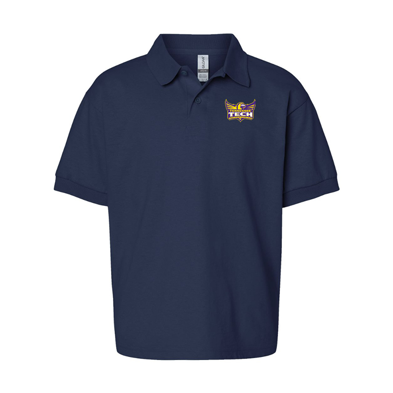 Youth Tennessee Tech Golden Eagles Gildan Dry Blend Jersey Polo