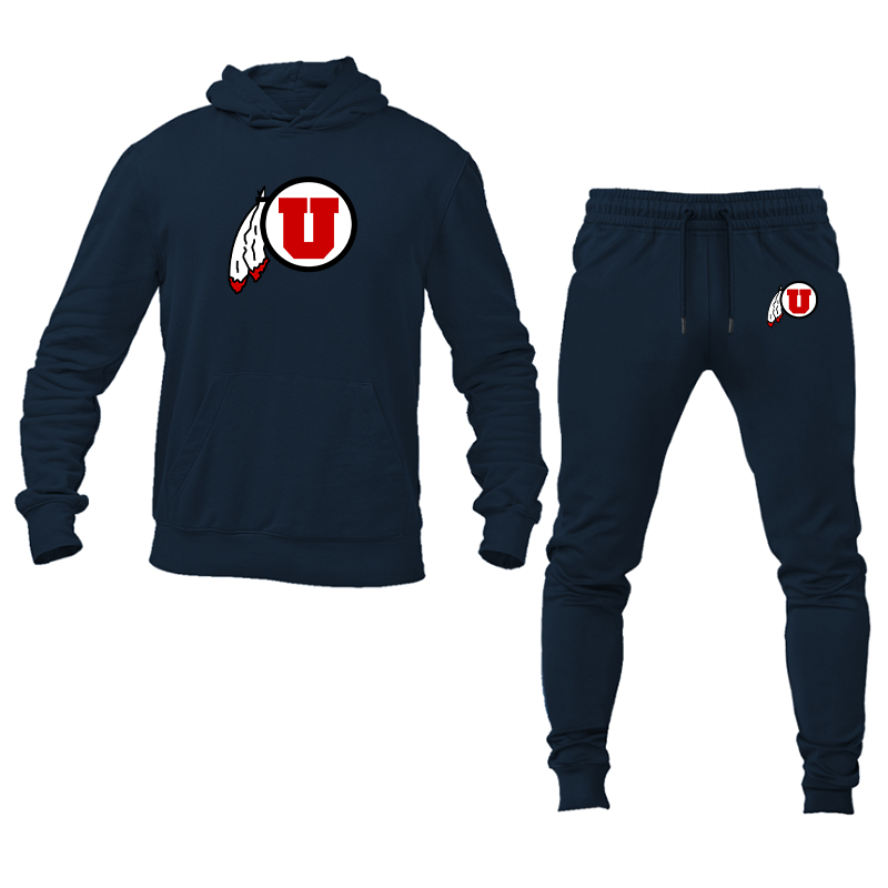 Men's Utah Utes Hoodie Joggers Set