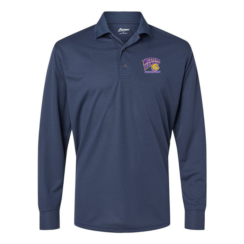 Men's Western Illinois Leathernecks Paragon Prescott Long Sleeve Polo
