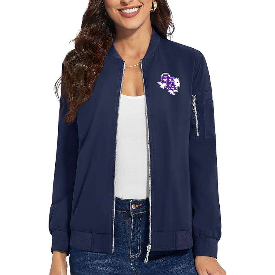 Women's Stephen F. Austin Lumberjacks  Premium Bomber Jacket Outerwear
