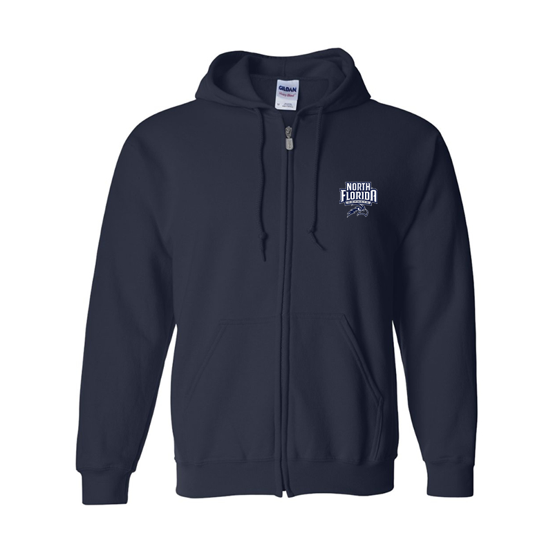 Men's UNF Ospreys  Gildan  Heavy Blend Full Zip Hooded Sweatshirt