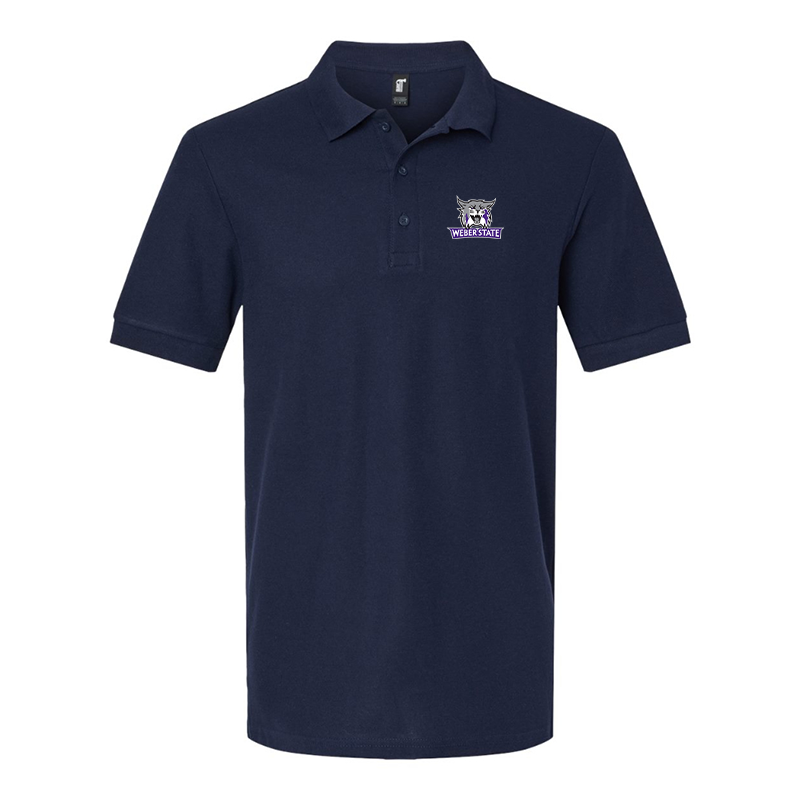 Men's Weber State Wildcats Gildan Hammer Pique Polo