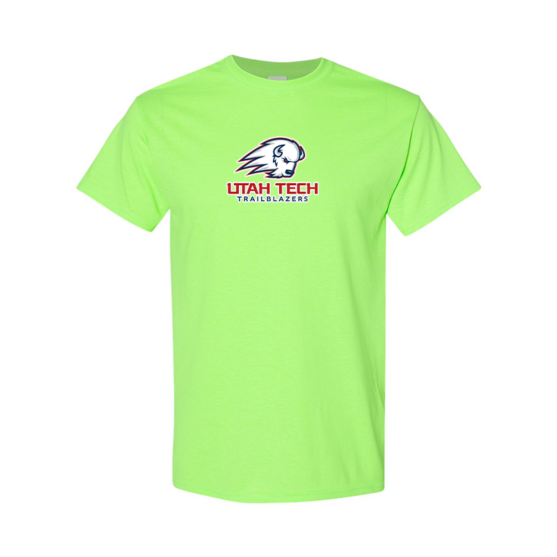 Men's Utah Tech Trailblazers  Gildan Heavy Cotton T-Shirt