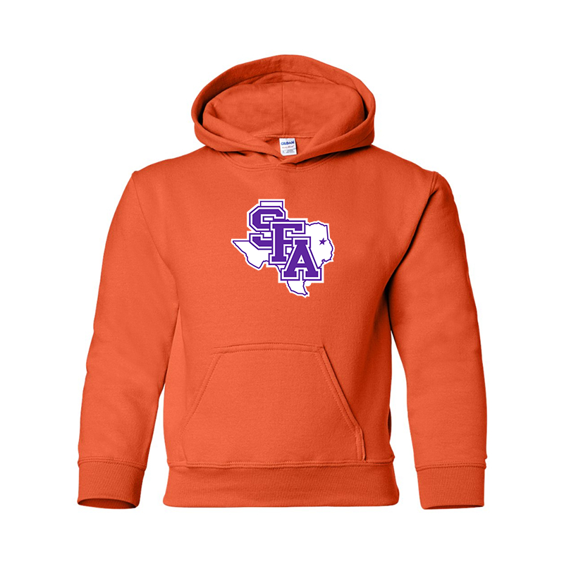 Youth Stephen F. Austin Lumberjacks  Gildan Heavy Blend  Hooded Sweatshirt