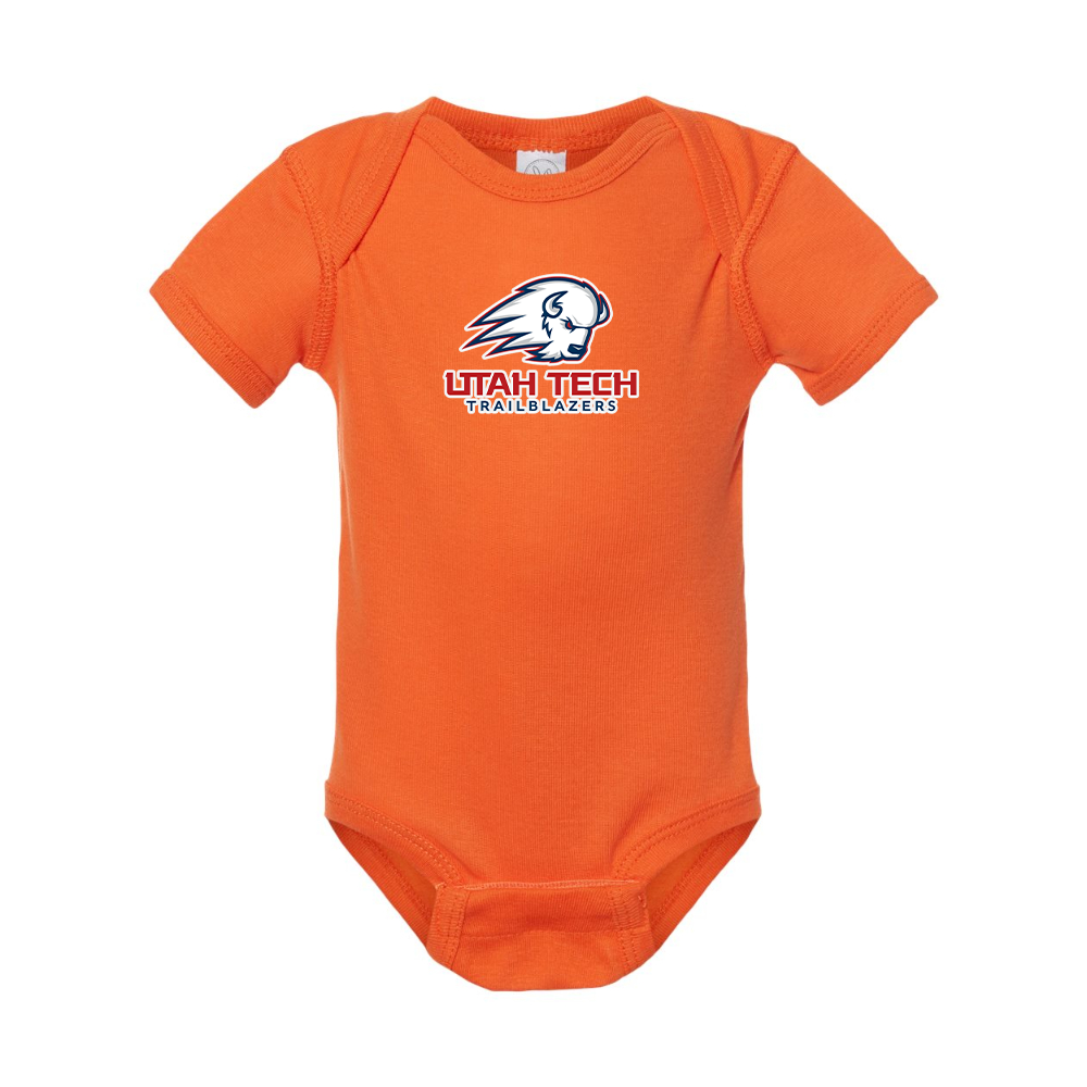 Utah Tech Trailblazers Rabbit Skins Infant Baby Rib Bodysuit