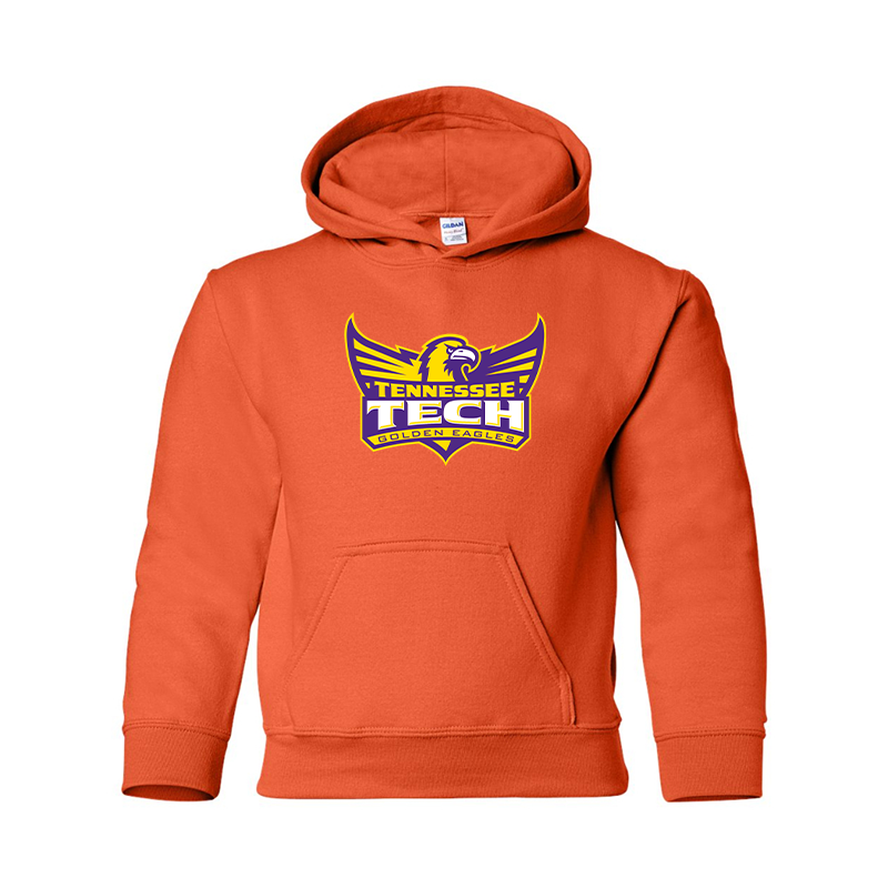 Youth Tennessee Tech Golden Eagles Gildan Heavy Blend  Hooded Sweatshirt