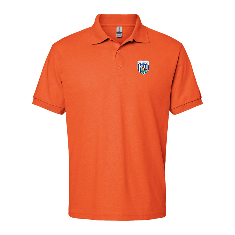 Men's West Bromwich Albion Soccer Gildan Dry Blend Jersey Polo