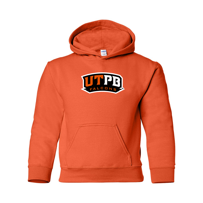 Youth UTPB Falcons Gildan Heavy Blend  Hooded Sweatshirt